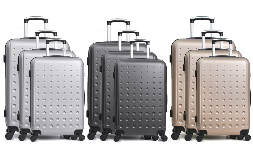 Image 1: Three-Piece Hero Luggage Set