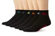 DC and Quiksilver Men's Half Cushion Quarter Socks (6-Pack). Multiple Styles Available - Second Medium