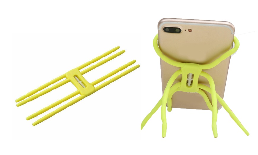 Image 16: One, Two or Four Flexible Spider Phone Holders