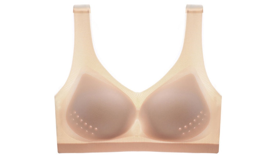 Image 11: Women's Seamless Breathable Push Up Bras