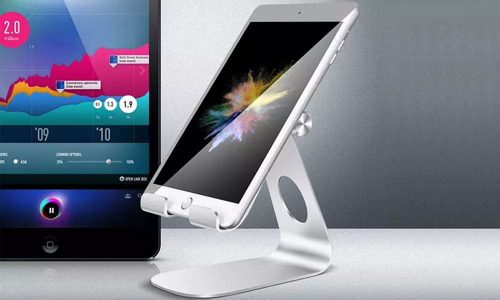 1 ou 2 supports de tablette en aluminium - Primary Image