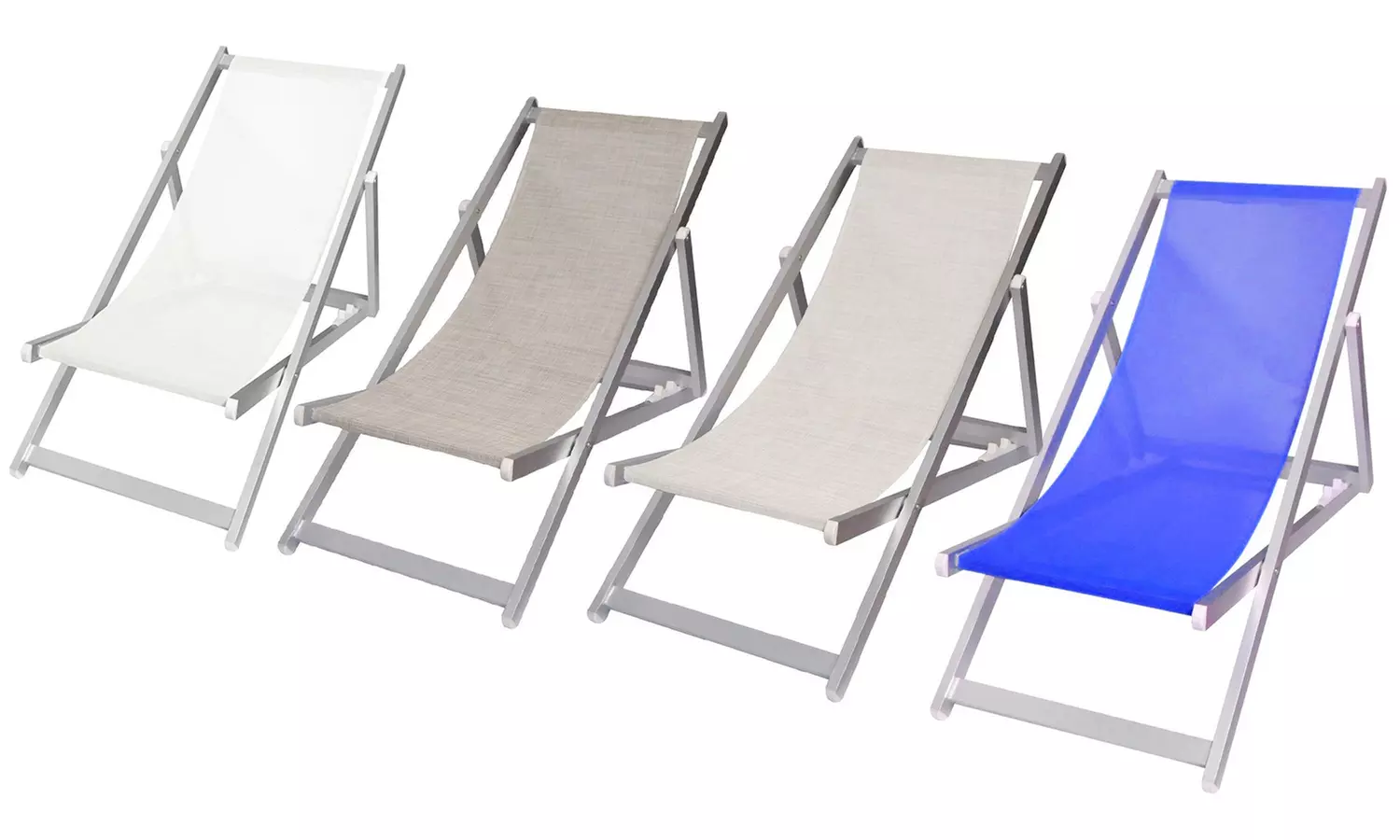 Sedia sdraio pieghevole disponibile in 4 colori - Primary Image