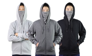 Men's Hoodie w/ Face Cover