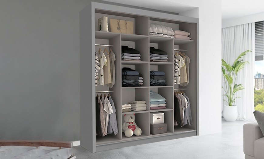 Image 4: Double Sliding Door Wardrobe Mirror