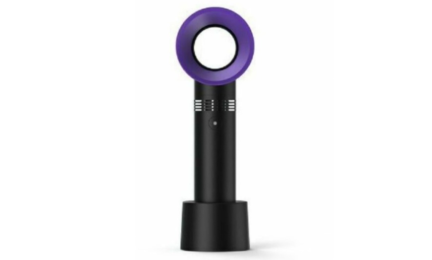 Image 11: Rechargeable Handheld Bladeless Fan