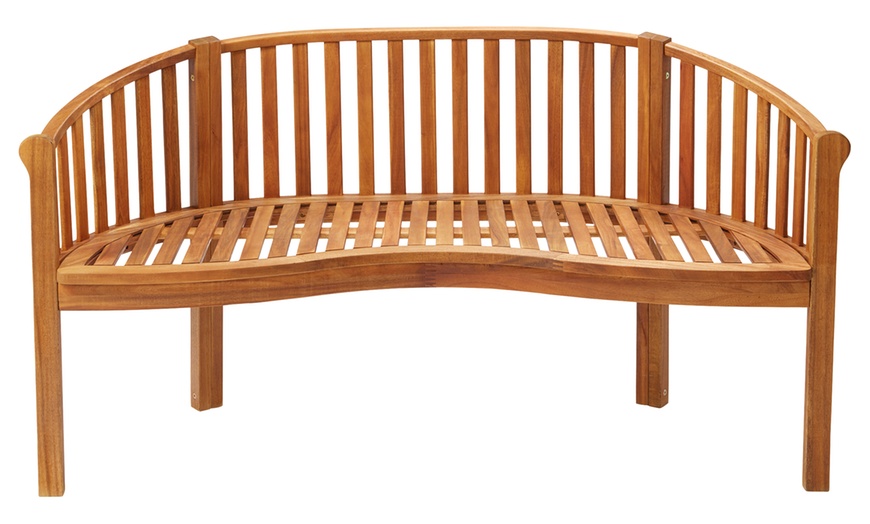 Image 12: Acacia Garden Bench Selection