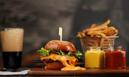 Family Feast: 2 Signature Burgers, Crispy Fries, 1 Factory Sauce and Milkshake - Burger Factory- Mississauga