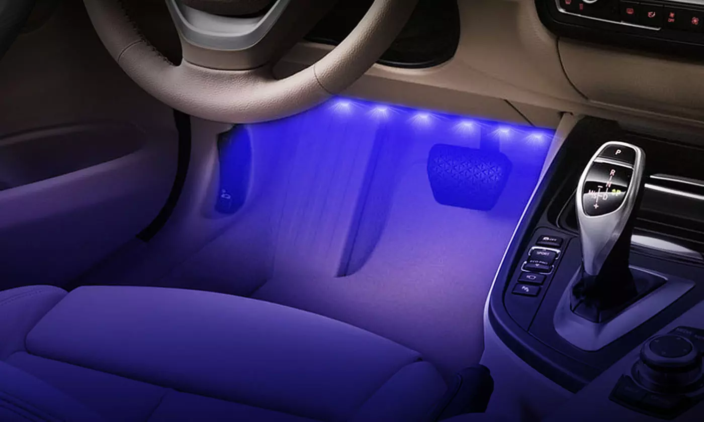 iMounTEK Waterproof 12V Flexible Blue LED Car Light Strip (20-Pack) - Primary Image