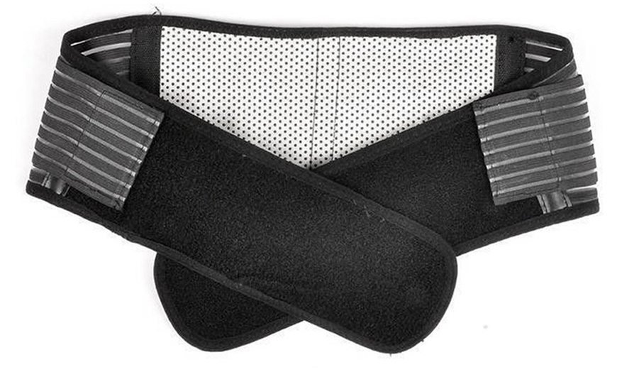 Image 5: Self-Heating Lower Back Support