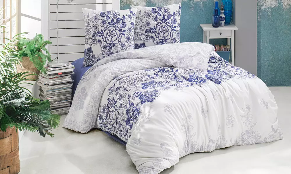 Parure de lit en coton 140 x 200 cm - Primary Image