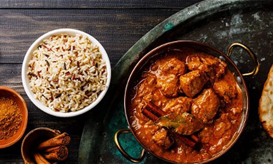 Image 2: Indulge in One Main Course Each w/ Rice or Naan for One, Two, or Four