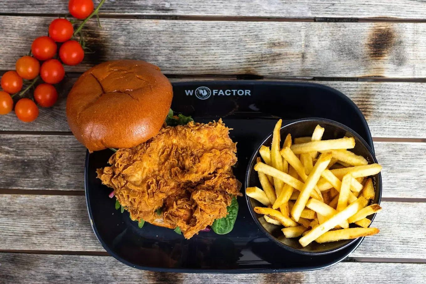 Any Burger or Wings with Any Side at Wings Factor Blanchardstown