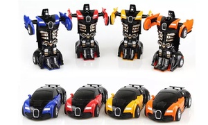 Two-in-One Transforming Robot Car