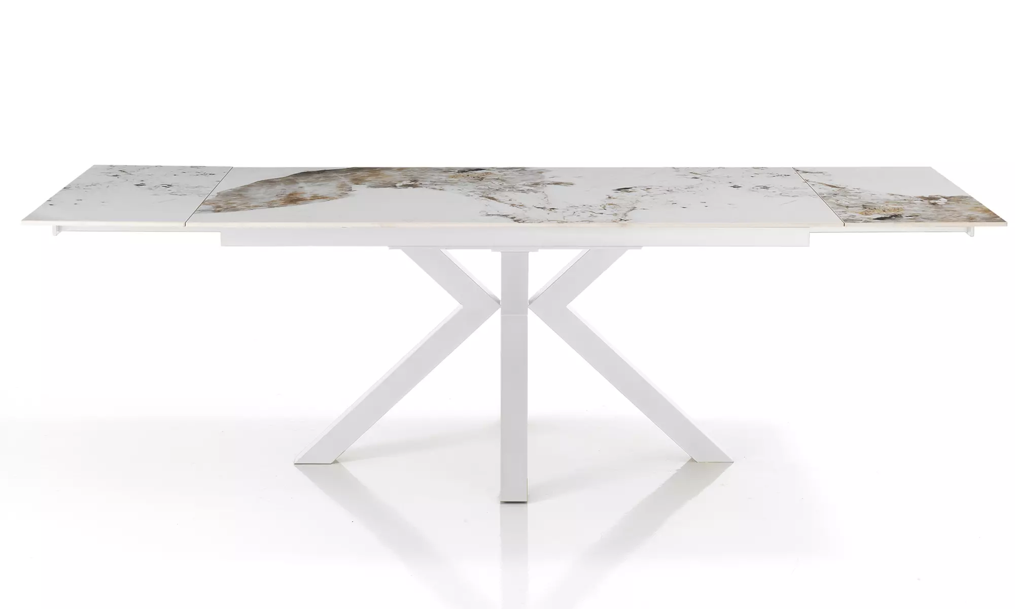 Tomasucci ausziehbarer Esstisch Hut, Jorum oder Tychi Onice White