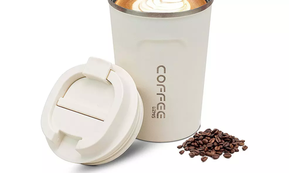 Travel-Friendly Insulated Stainless Steel Coffee Mug