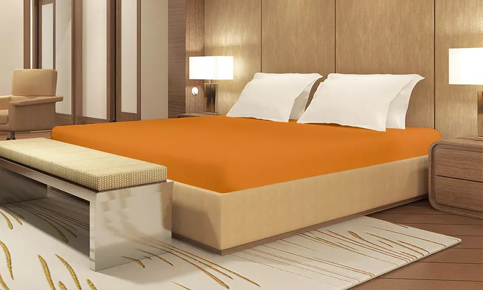 Lenzuolo sotto con angoli in puro cotone alta qualità Made in Italy