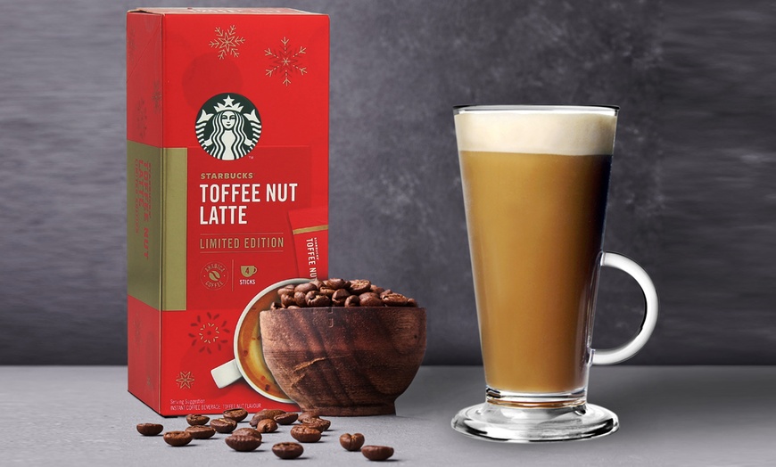 Image 1: 24 or 48 Starbucks Instant Toffee Nut Latte Sachets