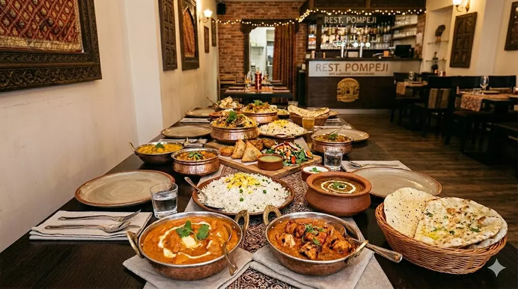 Indisches 3-Gänge-Menü für 2 oder 4 Personen