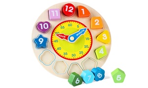  One or Two Wooden Learning Clocks 