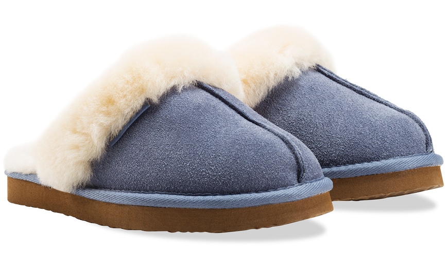 Image 19: Women's Sheepskin-Lined Slippers