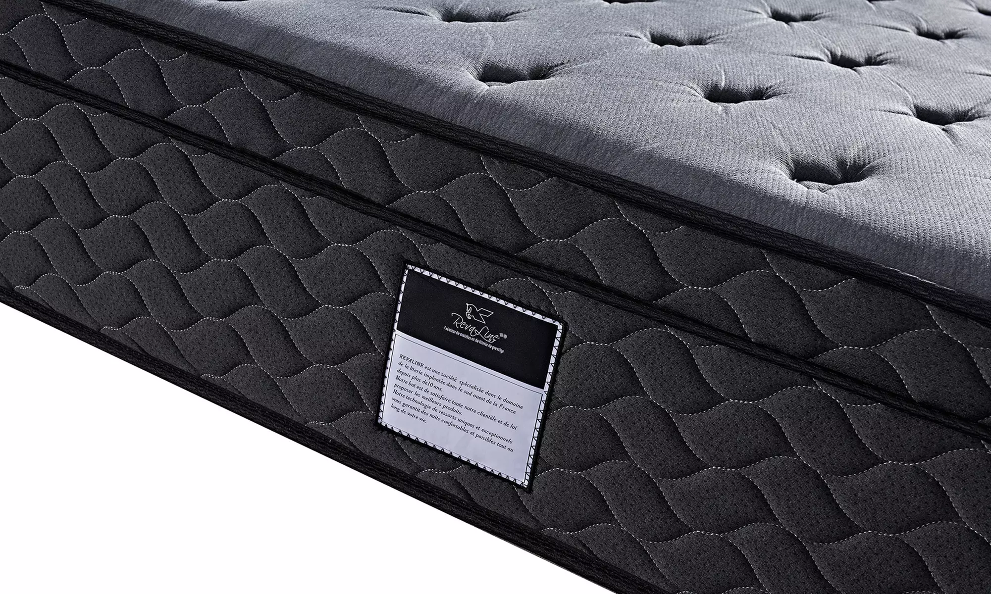 Matelas Luxury 30 cm, mémoire de forme, ressorts ensachés, latex