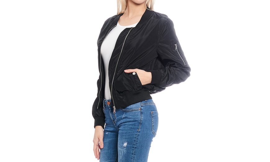 lightweight bomber jacket women's