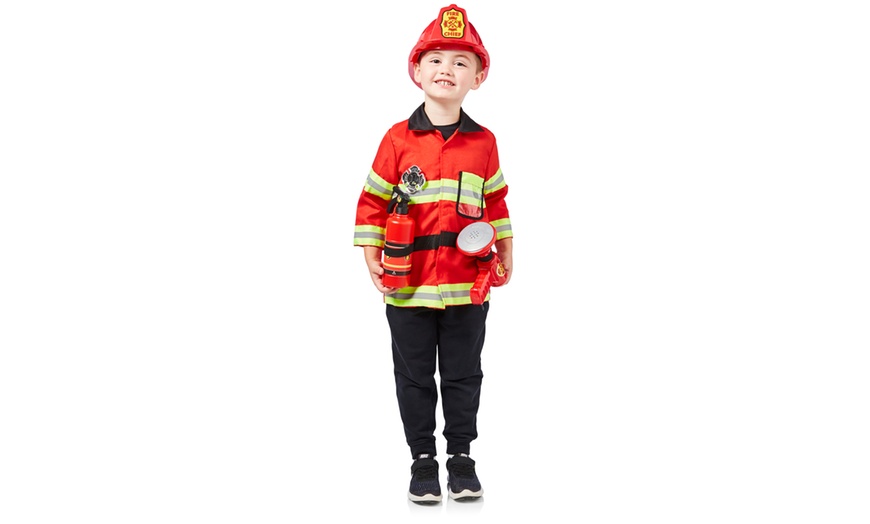 Image 2: Kids' Fireman Costume Playset