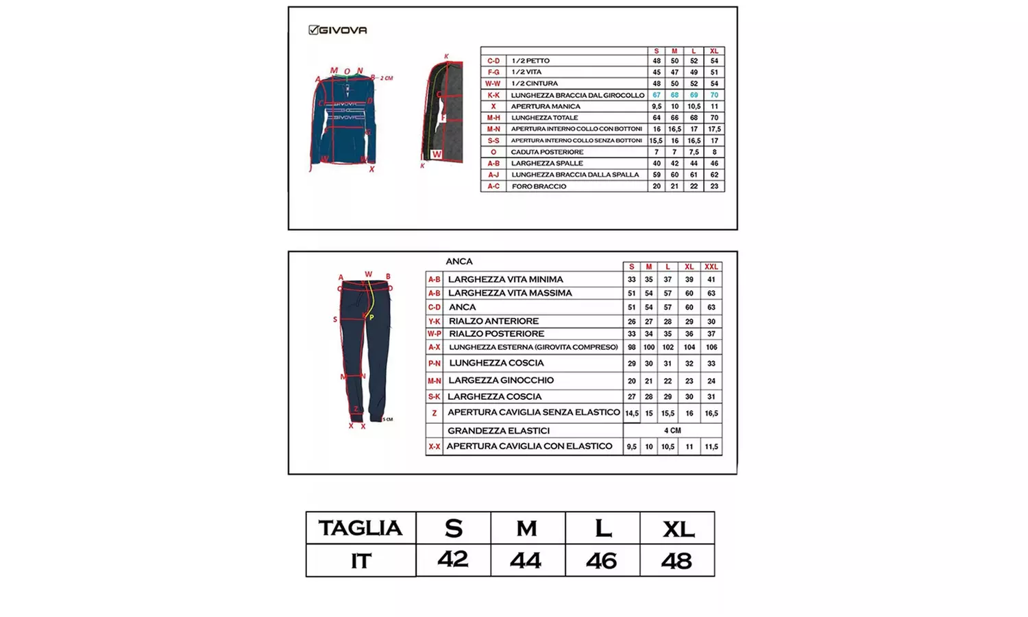 Tuta homewear per donna Givova