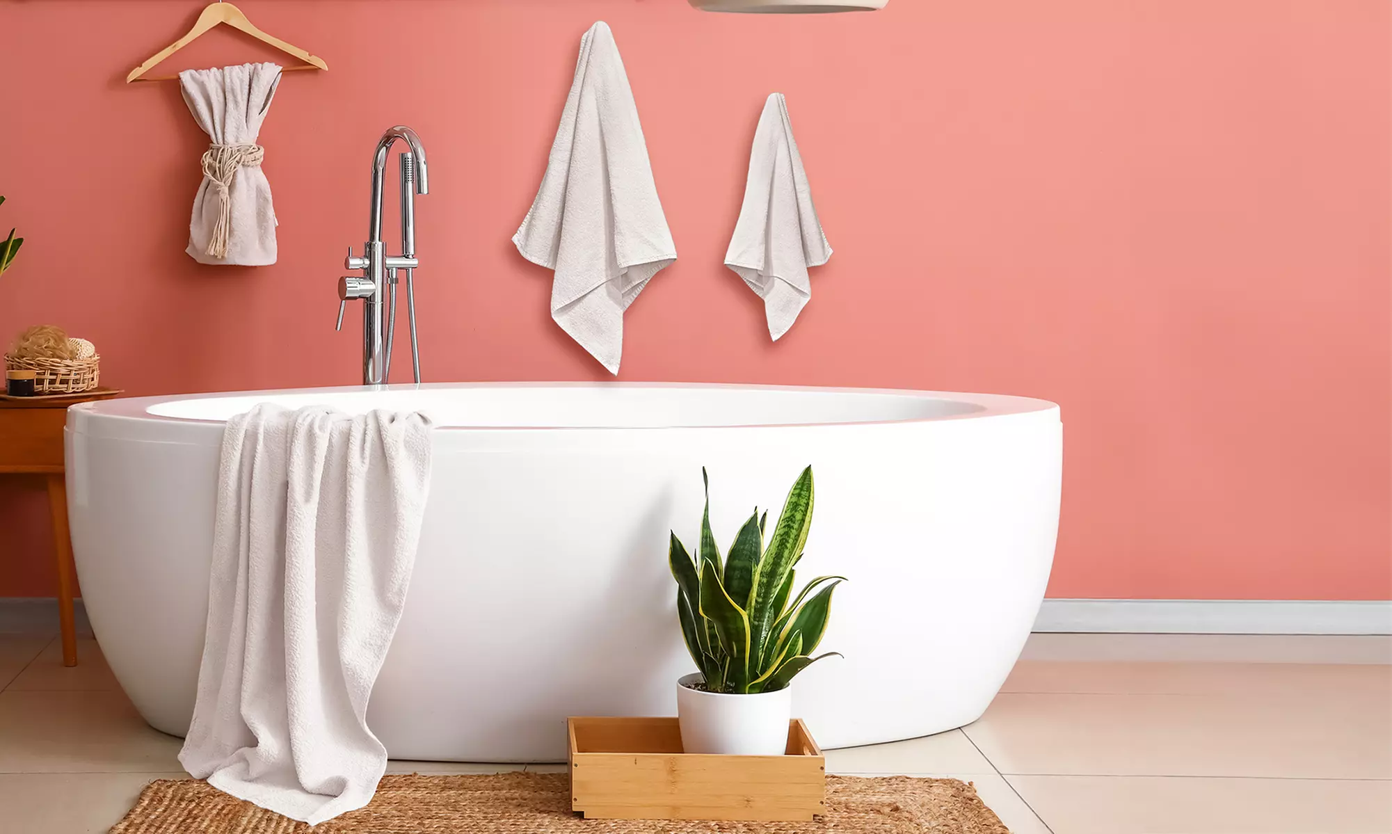 3er-Set Bambus-Handtücher