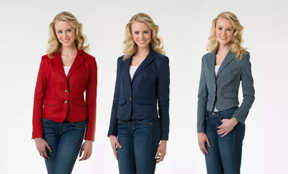 G.E.T. Women's Cyndi Blazers. Multiple Colors Available. - Primary Image