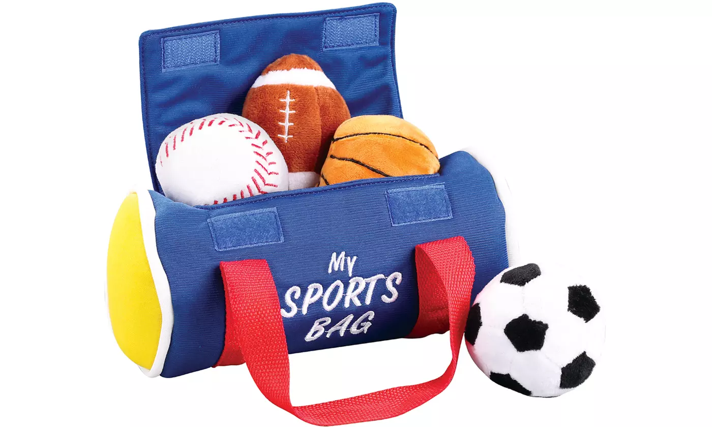 My First Sports Bag Plush Play Set with Individual Sounds (5-Piece) - Second Medium