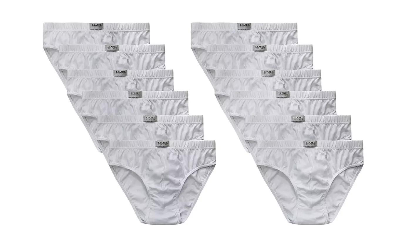 Fino a 12 slip uomo Liabel 100% cotone