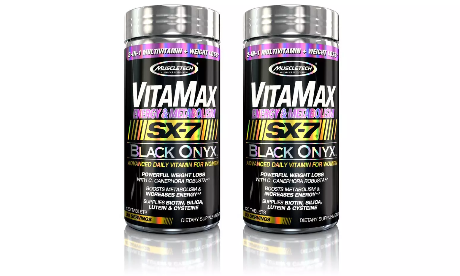 VitaMax Energy & Metabolism SX-7 Black Onyx Daily Vitamin for Women - Primary Image