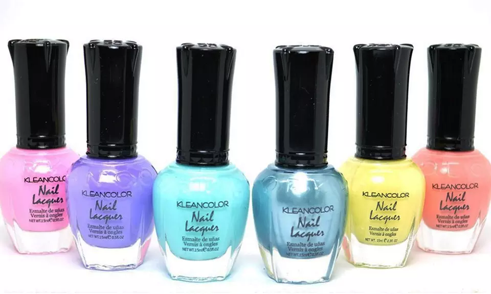 Kleancolor Pastel Nail Polish Set (6-Piece) - Primary Image