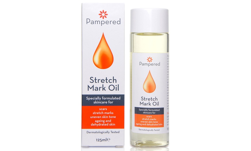 Image 1: Pampered Stretch Mark Oil 125ml