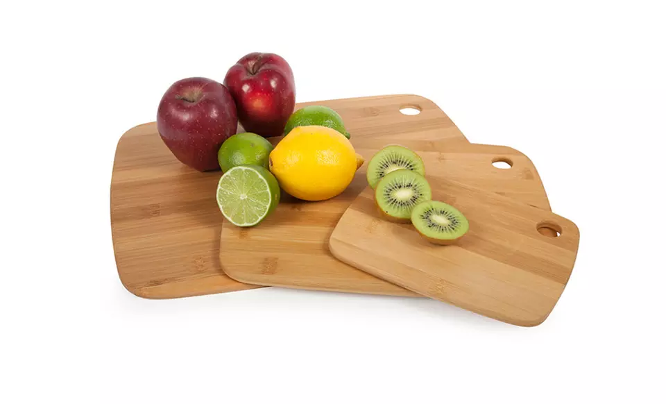 $13.99 for a Set of 3 Core Bamboo Cutting Boards in Classic, Two Tone, or Pinstripe ($42 List Price). Free Returns. - Second Medium