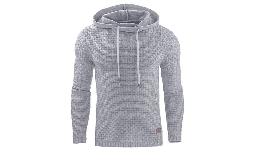 Image 3: Men's Textured Hoodie