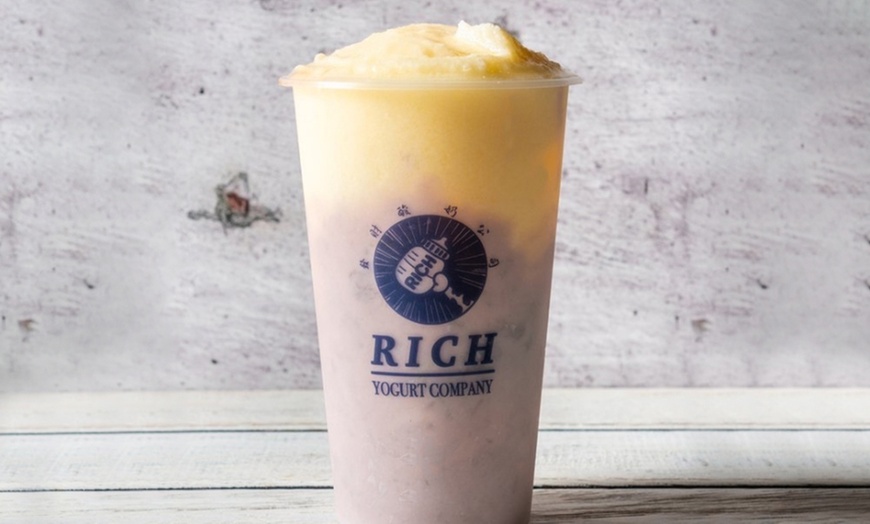 Image 1: Yoghurt or Ice Tea at Rich Yoghurt Company