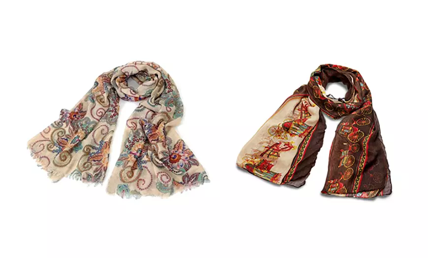 Image 9: Sjaal met bohemian-print