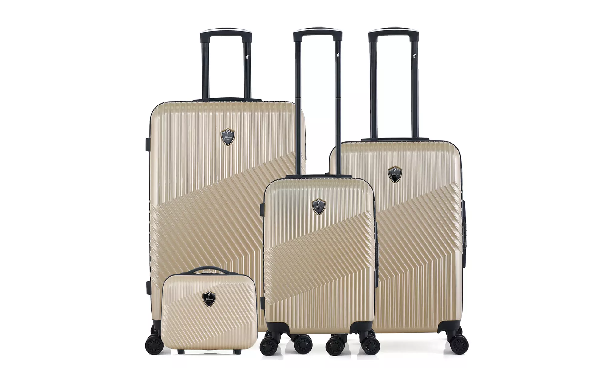 Lot de 3 valises et 1 vanity Peter-C