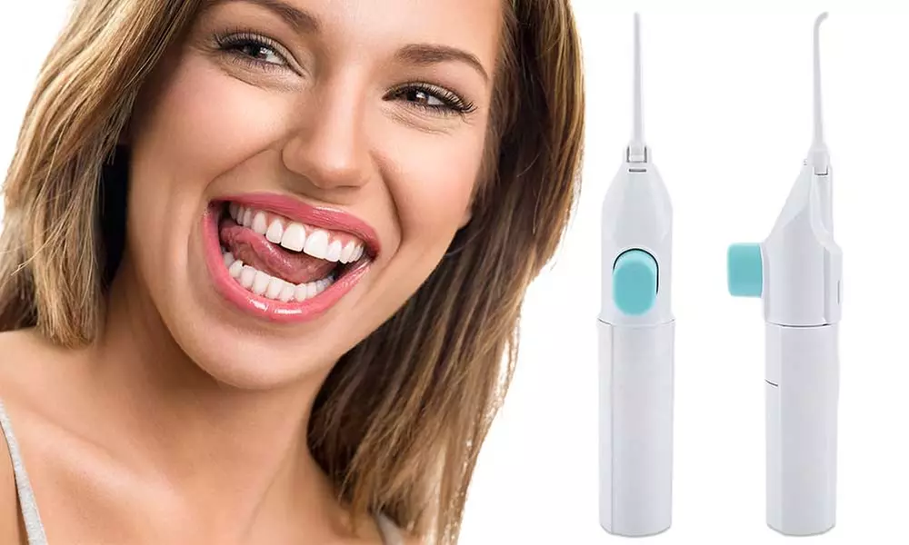 1x oder 2x Mechanische Munddusch zur Zahnreinigung - Primary Image