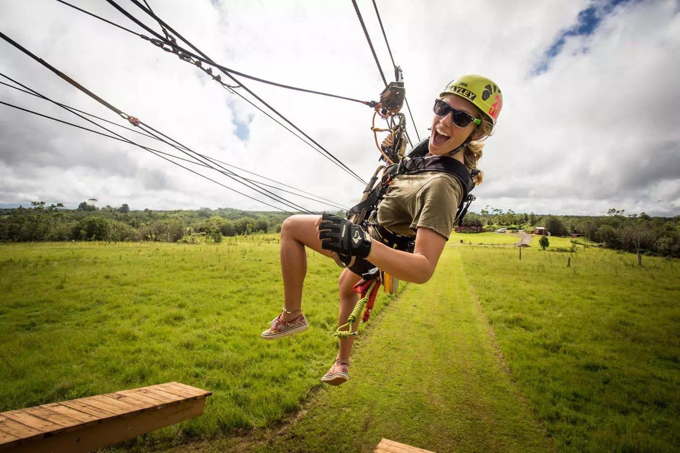Hawaii Waterfall Zipline Tour for One, Two, Three, or Four from Big Island Excursions (Up to 38% Off) - Primary Image
