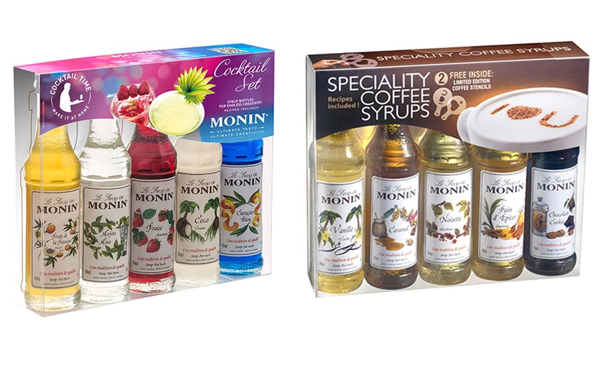 Image 1: Monin Flavoured Syrups Set 50ml