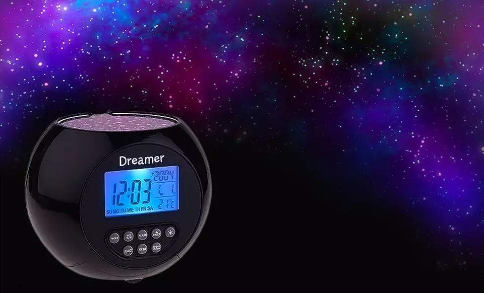 Dreamer Starlight Projector Clock - Primary Image