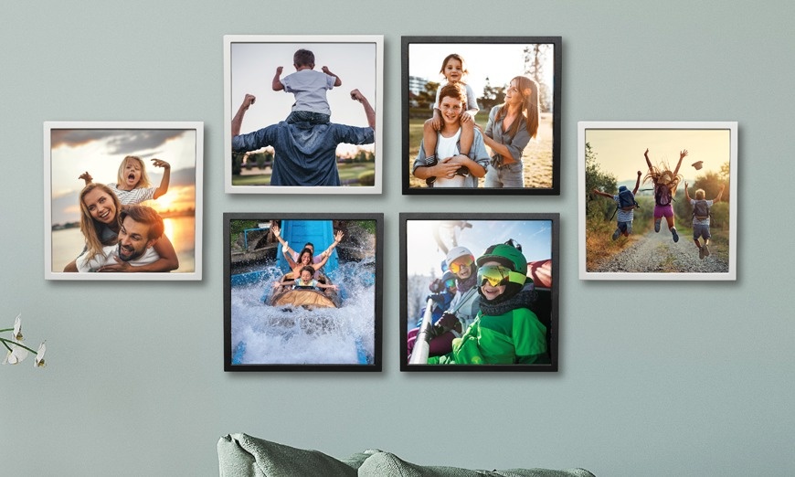 Image 4: Personalised Framed Photo Tiles