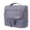 Image 5: Large Hanging Toiletry Bag Travel Makeup Bag Organizer Dry Wet Separation