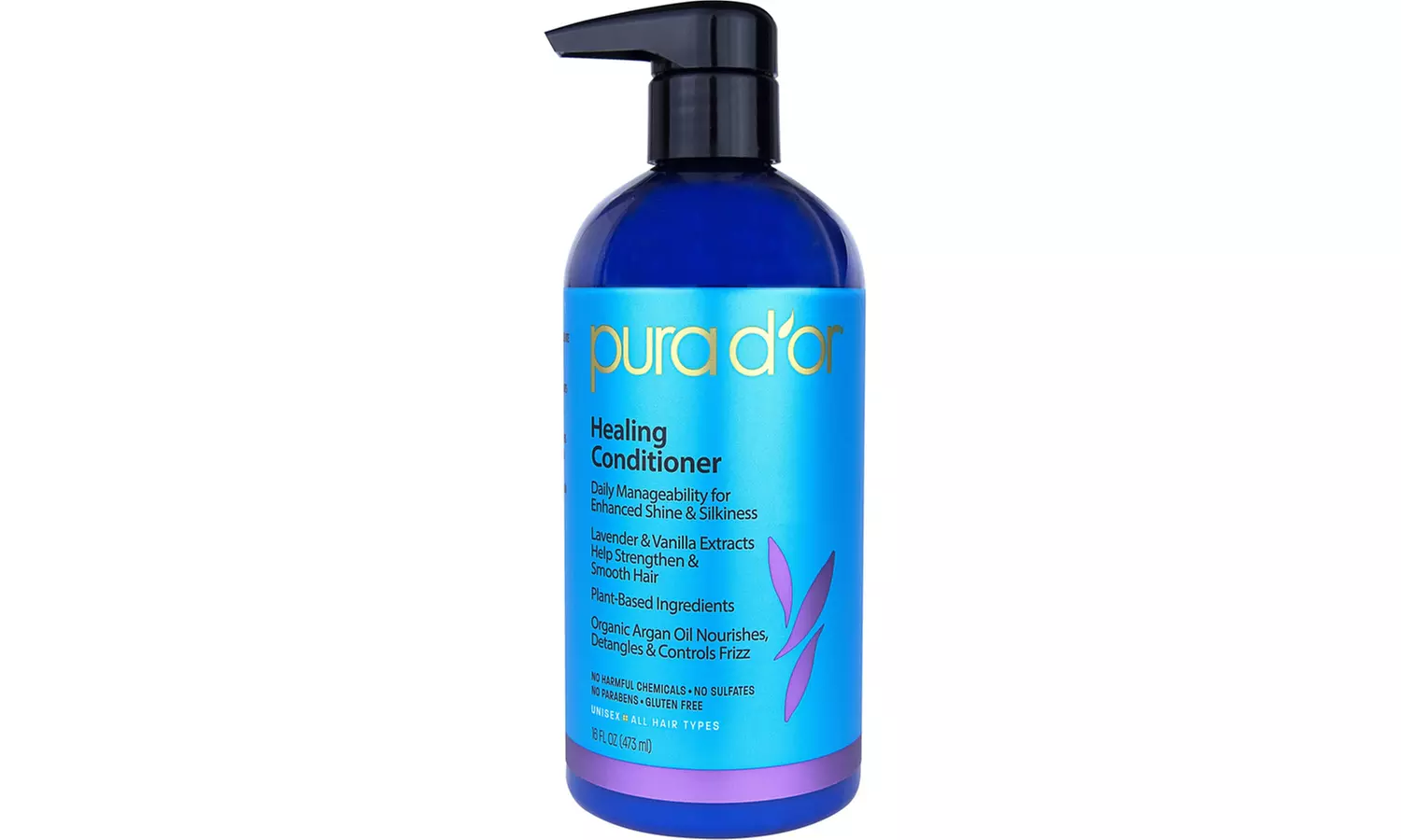 Pura D'or Hair Thinning Therapy Shampoo or Conditioner Lavender Vanilla Set - Second Medium
