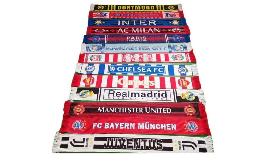 Image 1: Football Fan Club Warm Scarf