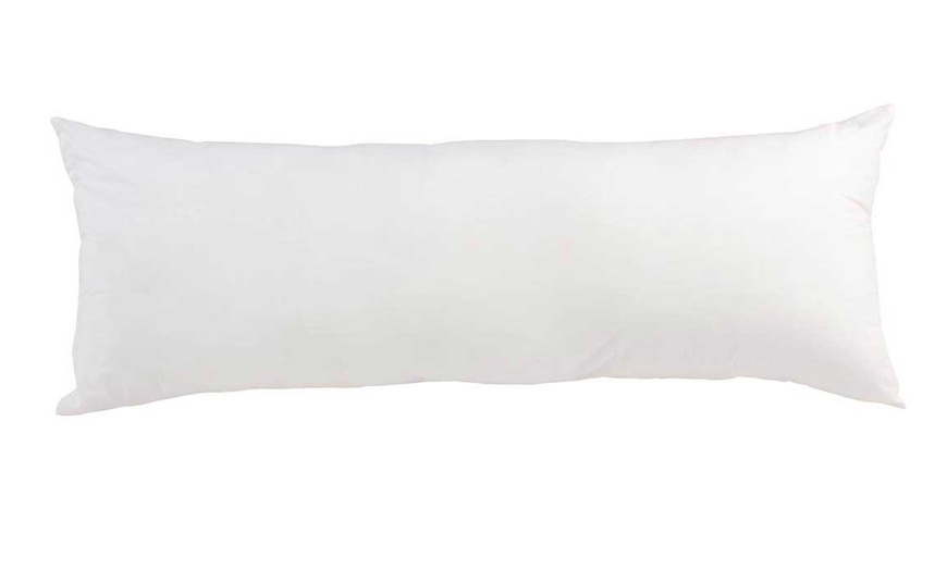 Image 3: Duck Feather Bolster Pillow 