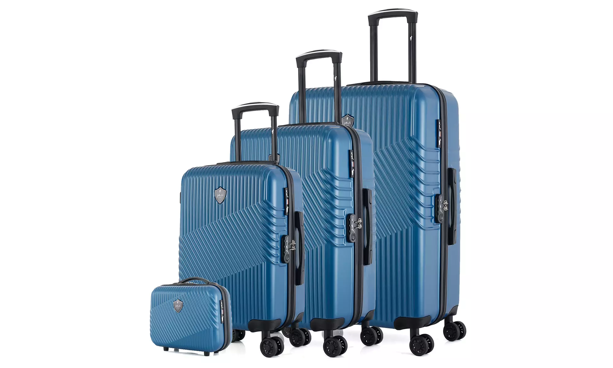 Lot de 3 valises et 1 vanity Peter-C